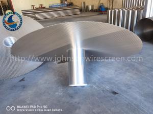Quality Welded Ss 304 Johnson V Wire Screen Slot 200 Micron With High Open Area wholesale