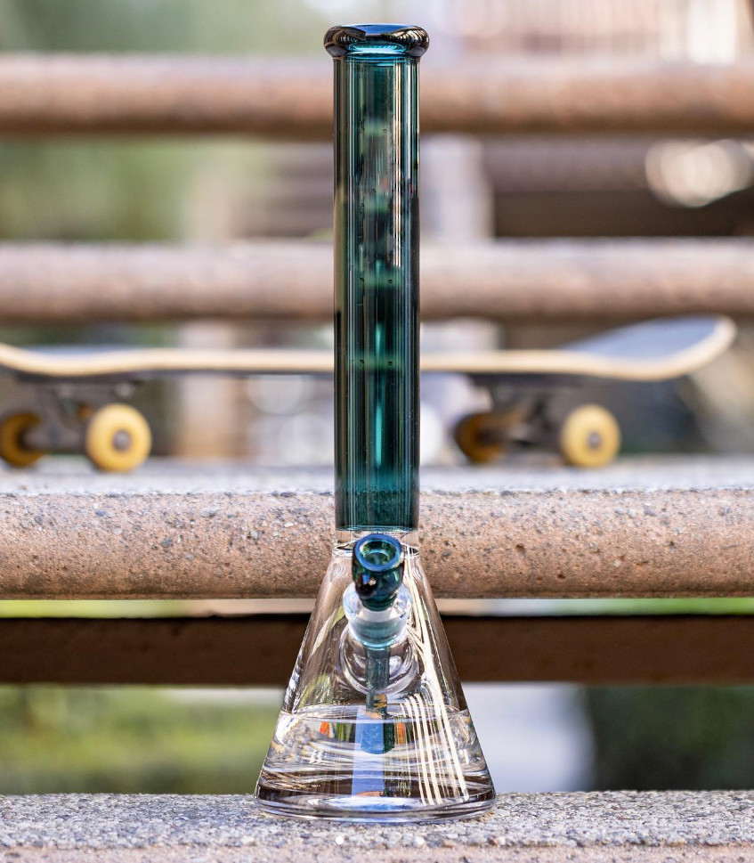 10" Water Pipes Glass Bongs Heavy Hookah Tree Percolator Bubber 14mm Bowl W/Ice