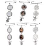 Sublimation Blank Metal Brooch Pendants Sublimation Brooches Pendant