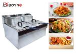 9kw Commercial Kitchen Cooking Equipment Potato Chips Fryer