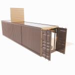 Wall 50/75/100mm Wave Sandwich Panel Portable House Mobile Homes Prefabricated