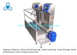 Hygiene Station, SS304 Shoe Sole Cleaning/Hand Washer/Hand Disinfection for Food