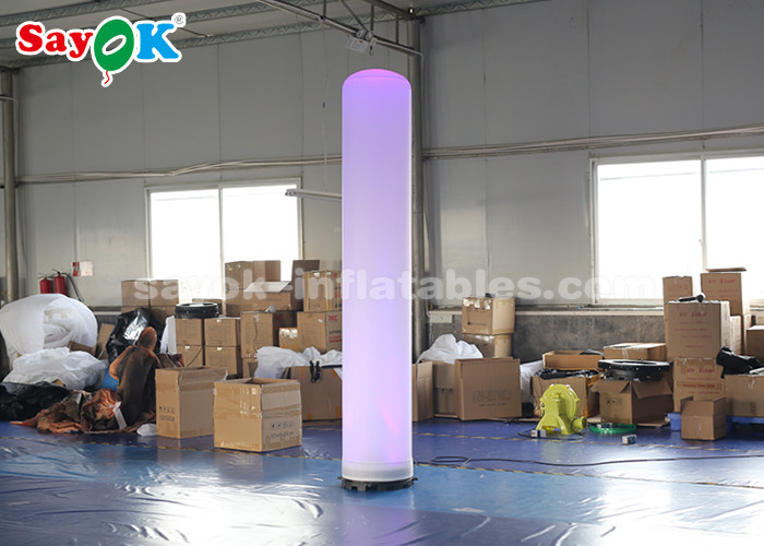 2.5m Inflatable Tube Column With Air Blower And Remote Controller For Wedding