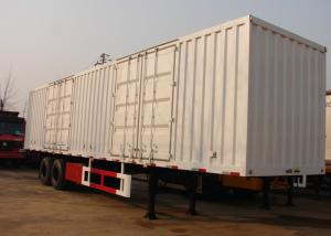Quality 30T Capacity 13m Dry Freight Steel Box Semi Truck Trailer wholesale