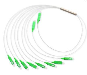 Quality FTTH Steel Tube Plc Splitter , 2 8 Splitter Mini Type singlemode G657A wholesale