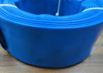 Professional 4 Inch Water Hose , Flexible PVC Lay Flat Irrigation Tube