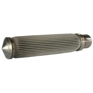 Quality Industrial Oil Stainless Steel Candle Filter , 3um SS Pleated Filter Cartridge wholesale