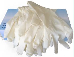 Quality Disposable Non Sterile Latex Examination Gloves Natural White CE/ISO13485 wholesale