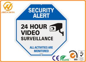 Quality Aluminum Video Surveillance Highway Traffic Signs 6mm Thickness For Road Safety wholesale
