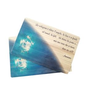 Quality Customized Wooden Moso Bamboo Post Card For Gifts wholesale