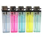 Disposable Dy-016 Transparent Flint Gas Lighter Meets EUR Standard Customized