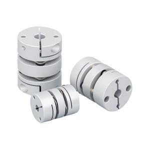 Quality Double Split Metal Shaft Coupling Clamp Diaphragm 10mm 20mm 25mm wholesale