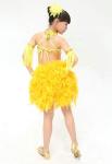 children's feather sequins Latin dance dress Tassel Latin dance costumes of the