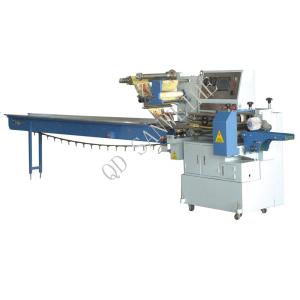 Quality Max 680mm Flow Wrap Packing Machine Stainless Steel Blue And Silver wholesale