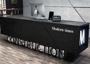 Quality Vintage Mdf Baking Bar / Store Checkout Counter , Popular Cash Register Desk wholesale