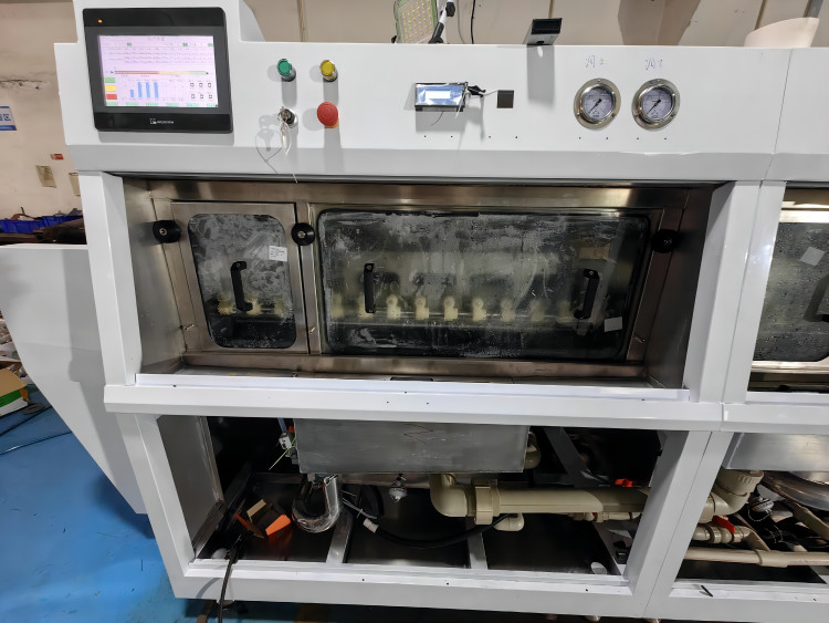 Automated Component Cleaning Machine In Line Wear Resistant Stable
