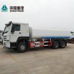 Howo 6x4 10 Wheels 20M3 Second Hand Water Tank Truck