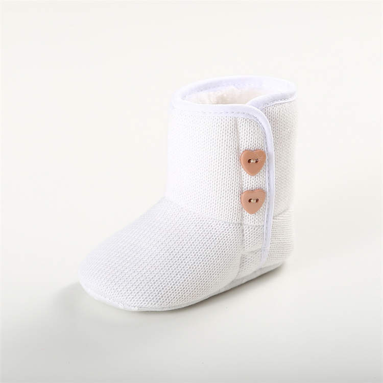 Wholesale winter Cotton upper Soft sole 0-18 months anti-slip baby cotton booties