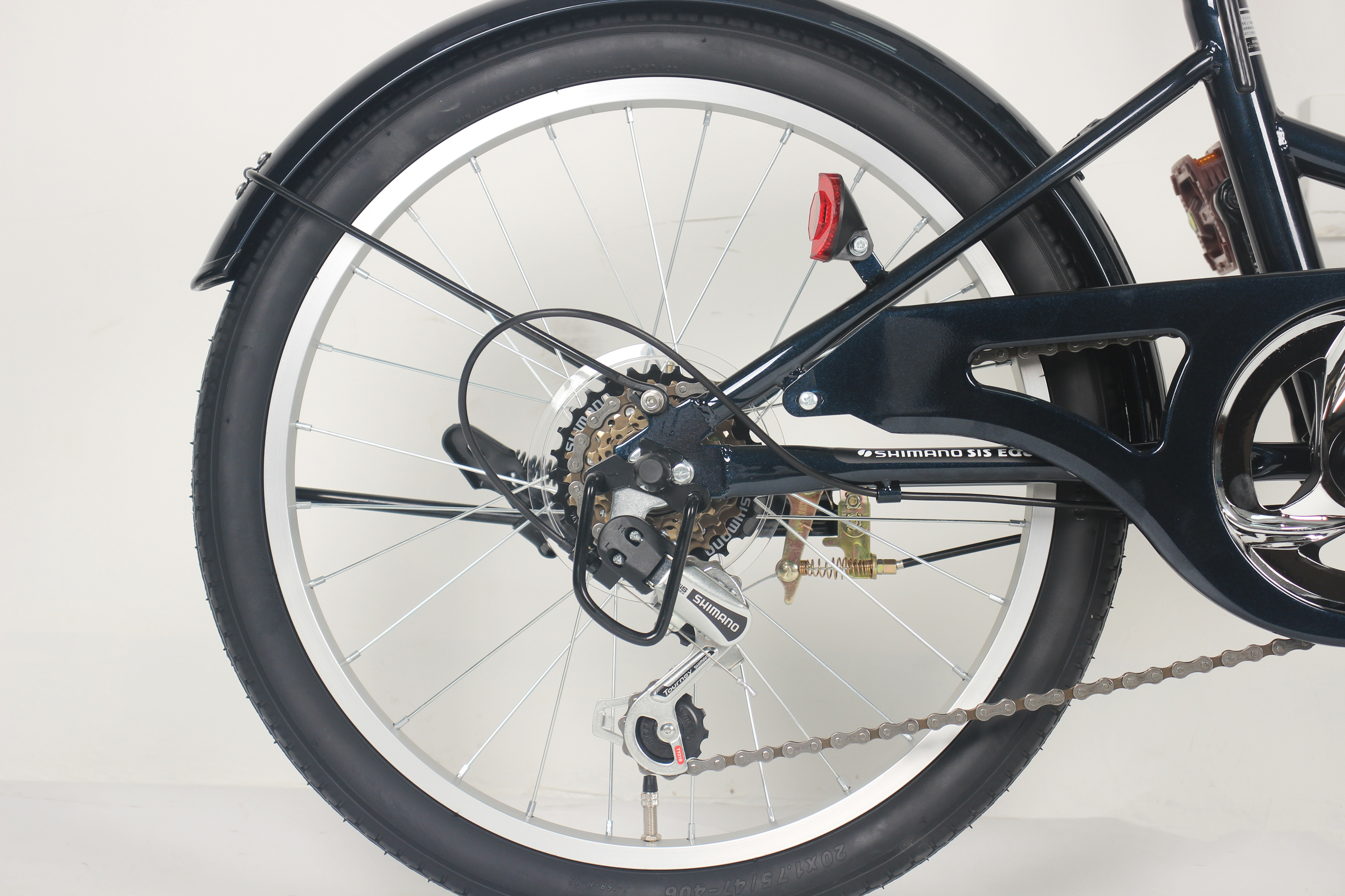 20 Inch Folding Road Bike With Ordinary Pedal And Leather Saddle Material