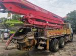 Construction Used Truck Concrete Pump Putzmeister Boom Pump With Remote Control