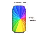 Can Shaped Indoor Outdoor Advertising Led Display Screen P2 Full Color