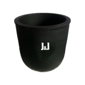 Quality Silicon Carbide Round Conventional Type Crucible 2.21 - 2.25 G/Cm3 Density wholesale