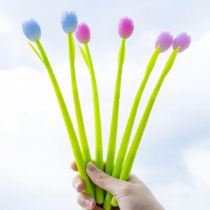 Quality Color Changing Flower Pens - Pack Of 30 Ballpoint Pens Creative Gel Ink Rollerball Pen For School Home Office Stationery Store Kids Girls Gift, Black wholesale