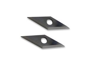 Quality Sliver Color Carbide Diamond-shaped Woodturning Inserts For Spiral Cutter Head Smooth Planing wholesale