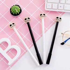 Quality Halloween Gift creative gel ink pen 0.5mm Creative Scary Skeleton Head Model Gel Pen wholesale