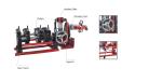 63mm To 200mm HDPE Butt Fusion Welding Machine 2 Clamps Semi Auto