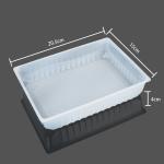 White 0.65mm Food Grade Disposable Plastic Containers