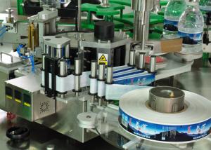 Quality 12000 BPH Sticker Square Bottle Labeling Machine For Juice Bottling Line wholesale