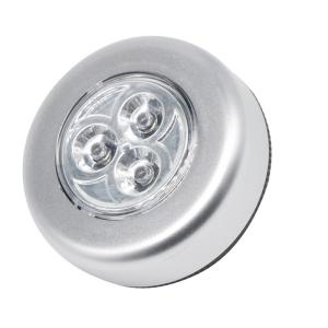 China LED Light DC5V Night Lamp Touch Sensor AAA Battery Powered Silver Color on sale