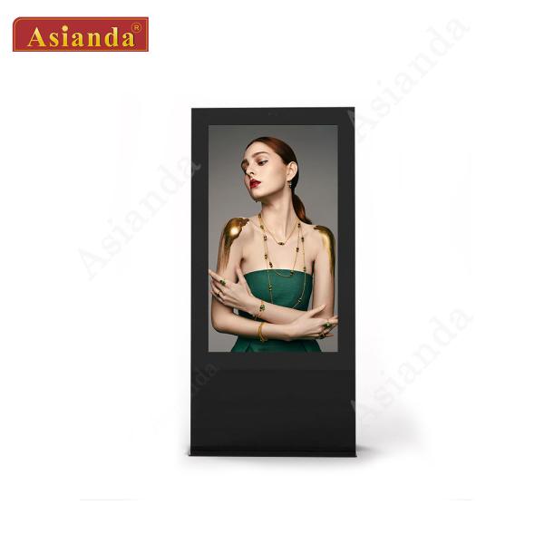 55" 65" 75" 2500nits Stand Alone Waterproof LCD Advertising Display Outdoor