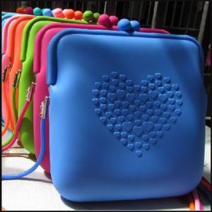 Quality Silicon Shoulder Bag With Heart Pattern promotion gift wholesale