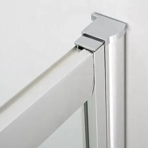 Quality Customized Sliding Door Profile Aluminum Toughened Glass Door Fittings wholesale