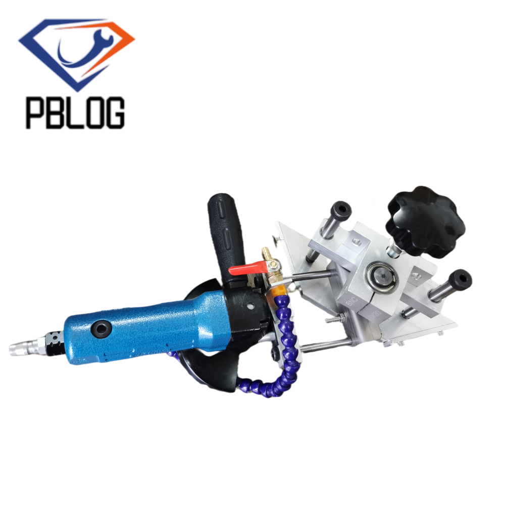 Air-driven angle grinder for glass without electricity safety