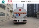 Durable Fuel Transfer Tank Trailer , Three Axle Trailer 40000 Liters Capacity