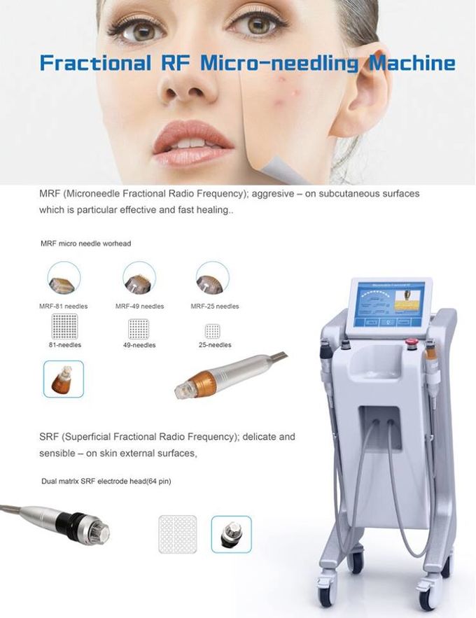 2019 Vertical RF Thermal Machine Fractional RF For Face Lift