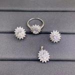 OEM 925 Sterling Silver Cubic Zirconia Stud Earrings Pendant Ring Jewellery