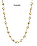 many round fringed shell cross chocker necklace K Gold Stainless Steel Necklace