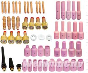 Quality WP17 18 26 Tig Consumables Kits Gun Parts Easy Installation Copper Material wholesale