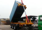 30T Capacity 2 Axles 20ft Dump Container Skeleton Semi Truck Trailer