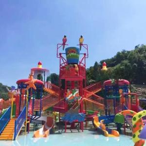 Quality OEM / ODM Splash Outdoor Water Play Equipment With Spiral Slide wholesale