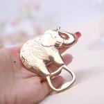 Lucky Golden Elephant Bottle Opener Favor