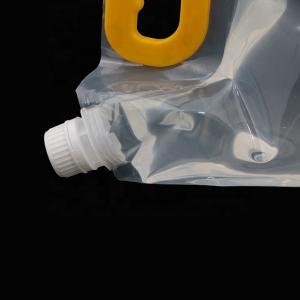 Quality Heat Seal PE Membrane Foldable Clear Spout Beverage Pouch wholesale
