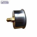 Bellows Pressure Gauge 60mm Inch2o Black Steel Case Axial Mbar Pressure Gauge