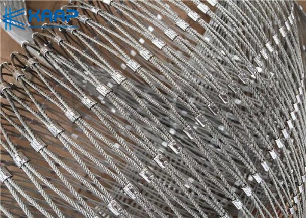 Cheap Stainless Steel Woven Wire Mesh With Ferrules for sale