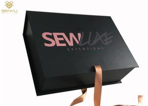 Quality 130g/Sm Decorative Gift Boxes With Ribbon Closure wholesale