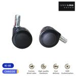 40mm Office Chair Wheel Replacement Nylon Universal Office Chair Wheels